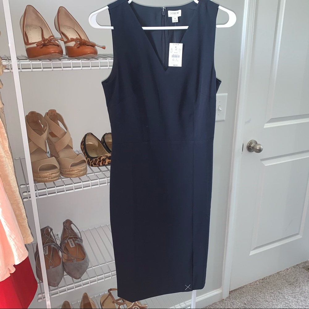 J. Crew Navy Suit Dress